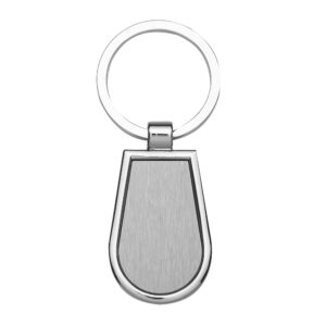 Chaveiro em metal formato gota personalizado