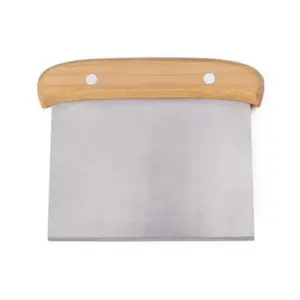 Espátula multiuso em bambu e inox personalizada
