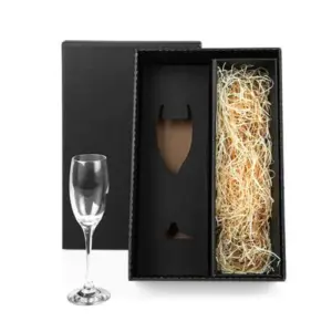 Taça de vidro para champanhe 190ml personalizada