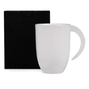 Caneca em cerâmica branca 350ml personalizada