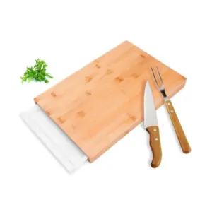 Conjunto para cozinha em bambu madeira inox e polipropileno personalizado