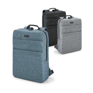 Mochila para notebook com placa personalizada