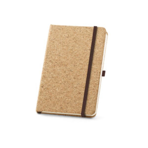 Caderno A5 em cortiça personalizado