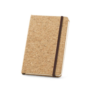 Caderno A6 em cortiça personalizado