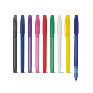 Caneta em plástico personalizada