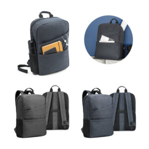 Mochila para notebook em poliéster reciclado personalizada