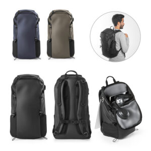 Mochila hiking em poliéster reciclado 600D 18 litros personalizada
