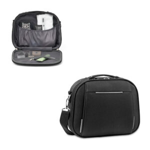Bolsa de cosméticos em poliéster personalizada