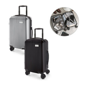 Mala de viagem executiva em ABS e PET 33 litros personalizada