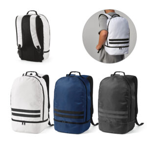 Mochila em poliéster reciclado personalizada