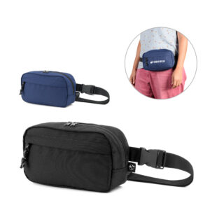 Pochete em poliéster reciclado personalizada