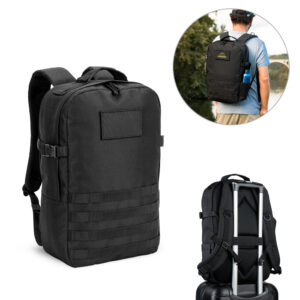 Mochila estilo militar em poliéster personalizada
