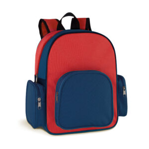 Mochila em 600D com bolso frontal personalizada