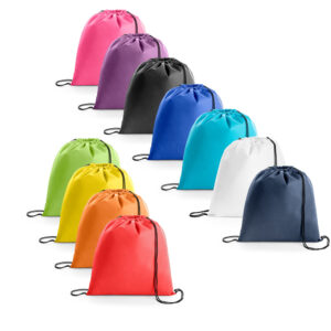 Sacola mochila em non-woven 80g personalizada