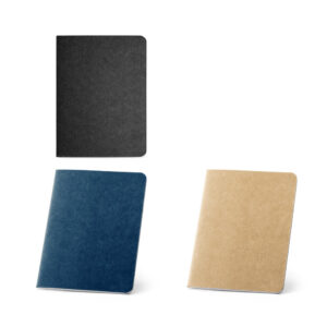 Caderno B7 de capa flexível em kraft reciclado personalizado