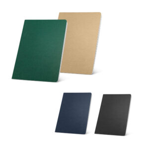 Caderno A5 em papel kraft reciclado personalizado
