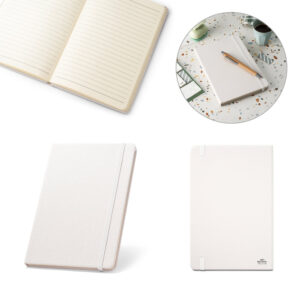 Caderno A5 reciclado antibacteriano personalizado