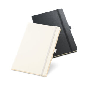 Caderno A5 de capa dura com páginas pautadas personalizado