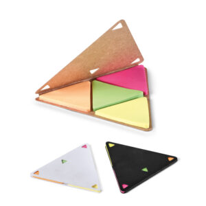 Blocos adesivos triangulares personalizados