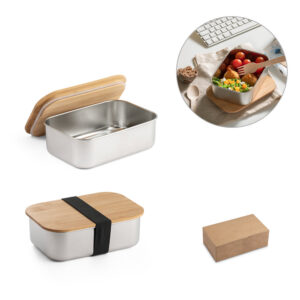 Marmita em inox com bambu personalizada