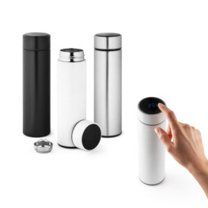 Garrafa térmica com termômetro digital 450ml personalizada