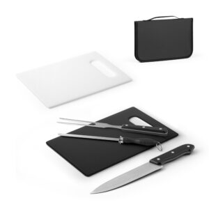 Kit churrasco em estojo com utensílios personalizado