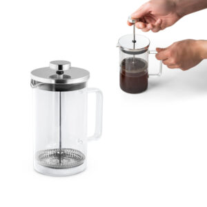 Cafeteira em vidro borossilicato personalizada