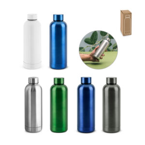 Garrafa térmica em inox reciclado 550ml personalizada