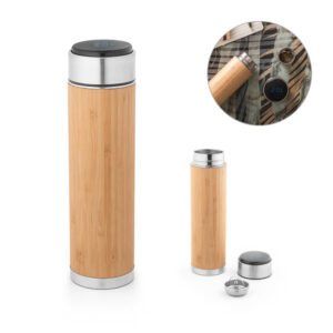 Garrafa térmica com termômetro digital 430ml personalizada
