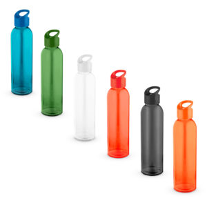 Garrafa em vidro com tampa e alça 500ml personalizada