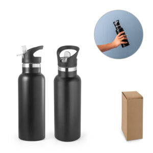Garrafa térmica em aço inox 570ml personalizada
