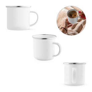 Caneca esmaltada para sublimação 350ml personalizada