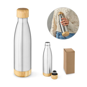 Garrafa térmica em inox reciclado 550ml personalizada