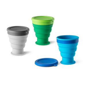 Copo dobrável em silicone 400ml personalizado