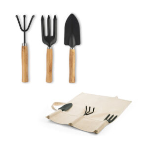 Kit jardinagem em madeira personalizado