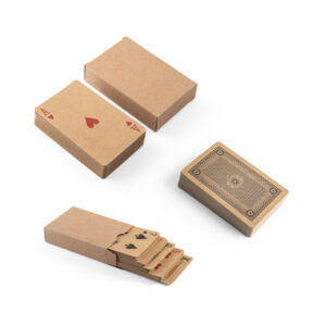 Baralho em papel kraft personalizado