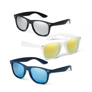 Óculos de sol com lentes espelhadas personalizados