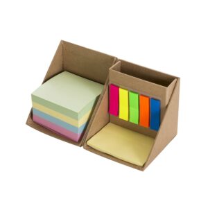 Bloco de anotações cubo com autoadesivos personalizado