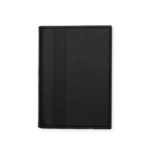 Caderneta de bolso 9x14cm em couro sintético personalizada