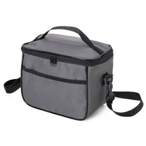 Bolsa térmica em nylon 6 litros com plaquinha personalizada