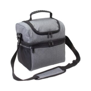 Bolsa térmica dupla em poliéster 12 litros personalizada