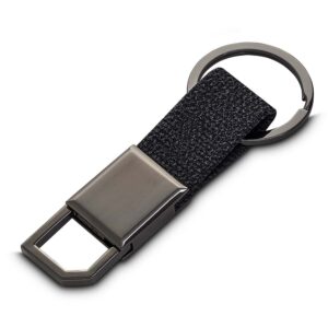 Chaveiro em liga de zinco com PU personalizado