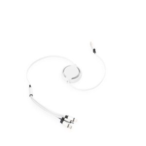 Cabo USB retrátil 3 em 1 personalizado