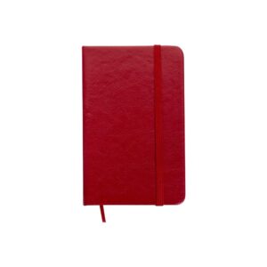 Caderneta de bolso 9x14cm em couro sintético personalizada