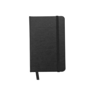Caderneta de bolso 9x14cm em couro sintético personalizada