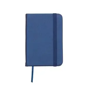 Caderneta de bolso 7x10cm sintética brilhante personalizada