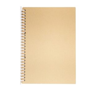 Caderno B5 em kraft com wire-o personalizado