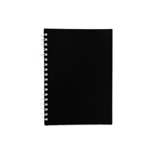 Caderno capa dura fosca wire-o personalizado