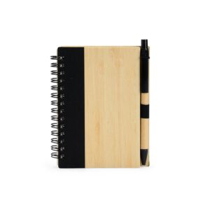 Caderno de bolso 13x11cm ecológico com caneta personalizado