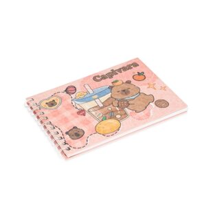 Caderno de colorir 21x15cm capivara personalizado